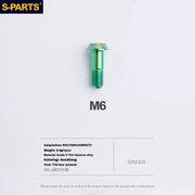 S-PARTS Titanium Brake Caliper Body Bolt Shimano R9120/R8070/M9120/M8100 & SRAM RED/FORCE Green