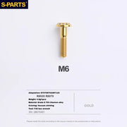 S-PARTS Titanium Brake Caliper Body Bolt Shimano R9120/R8070/M9120/M8100 & SRAM RED/FORCE Gold