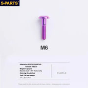 S-PARTS Titanium Brake Caliper Body Bolt Shimano R9120/R8070/M9120/M8100 & SRAM RED/FORCE Purple