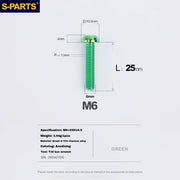 S-PARTS Titanium Brake Caliper Body Bolt Shimano R9120/R8070/M9120/M8100 & SRAM RED/FORCE