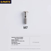 S-PARTS Titanium Brake Caliper Body Bolt Shimano R9120/R8070/M9120/M8100 & SRAM RED/FORCE