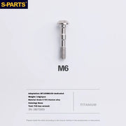 S-PARTS Titanium Brake Caliper Body Bolt Shimano R9120/R8070/M9120/M8100 & SRAM RED/FORCE