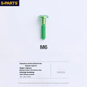 S-PARTS Titanium Brake Caliper Body Bolt Shimano R9120/R8070/M9120/M8100 & SRAM RED/FORCE Green