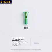 S-PARTS Titanium Brake Caliper Body Bolt Shimano R9120/R8070/M9120/M8100 & SRAM RED/FORCE Green