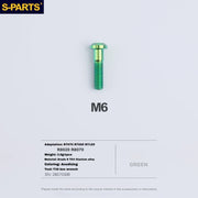 S-PARTS Titanium Brake Caliper Body Bolt Shimano R9120/R8070/M9120/M8100 & SRAM RED/FORCE Green