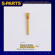 S-PARTS Titanium Brake Pad Pin Retainer for Shimano / SRAM / Magura / Hope Disc Brakes