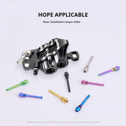 S-PARTS Titanium Brake Pad Pin Retainer for Shimano / SRAM / Magura / Hope Disc Brakes