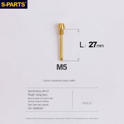 S-PARTS Titanium Brake Pad Pin Retainer for Shimano / SRAM / Magura / Hope Disc Brakes