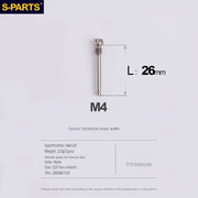 S-PARTS Titanium Brake Pad Pin Retainer for Shimano / SRAM / Magura / Hope Disc Brakes