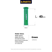S-PARTS Titanium C-Clamp Fixing Nut M6, 8–40mm