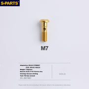 S-PARTS Titanium Caliper Body Bolts for Shimano R9120 / R8070 / M9120 / M8100 & SRAM RED / Force — Lightweight Anodized Brake Mounting Screws