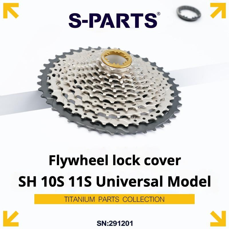 S-PARTS Titanium Cassette Lockring for MTB and Road Bikes for Shimano and SRAM
