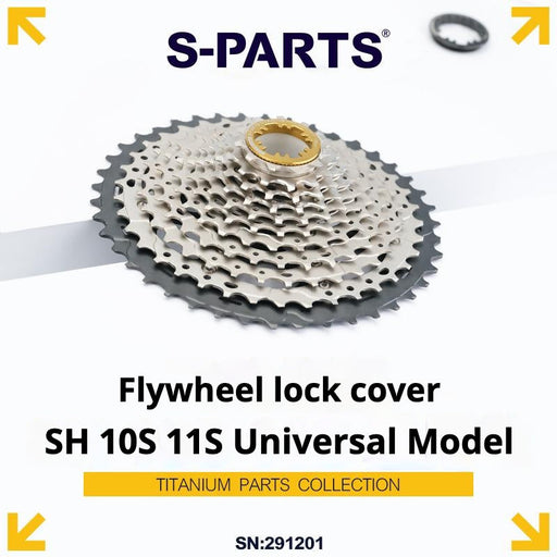 S-PARTS Titanium Cassette Lockring for MTB and Road Bikes for Shimano and SRAM