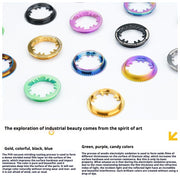S-PARTS Titanium Cassette Lockring for MTB and Road Bikes for Shimano and SRAM