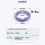 S-PARTS Titanium Cassette Lockring for MTB and Road Bikes for Shimano and SRAM