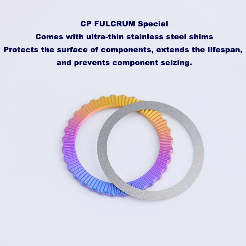 S-PARTS Titanium Center Lock Lockring Campagnolo Bora Ultra WTO / Hyperon / Fulcrum / Shamal