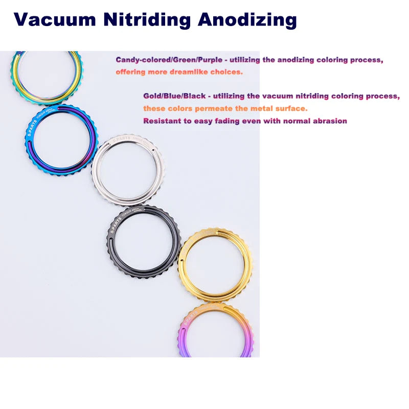S-PARTS Titanium Center Lock Lockring Campagnolo Bora Ultra WTO / Hyperon / Fulcrum / Shamal