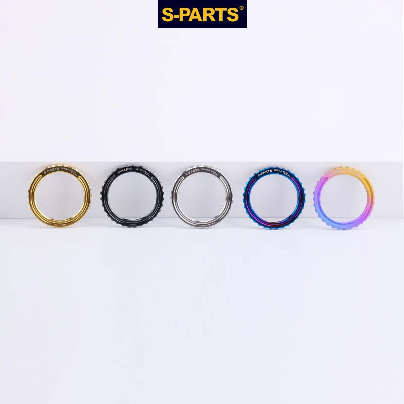 S-PARTS Titanium Center Lock Lockring Campagnolo Bora Ultra WTO / Hyperon / Fulcrum / Shamal