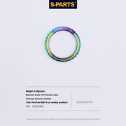 S-PARTS Titanium Center Lock Lockring Campagnolo Bora Ultra WTO / Hyperon / Fulcrum / Shamal Rainbow
