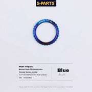 S-PARTS Titanium Center Lock Lockring Campagnolo Bora Ultra WTO / Hyperon / Fulcrum / Shamal Blue