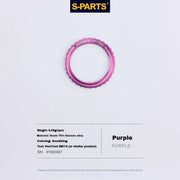 S-PARTS Titanium Center Lock Lockring Campagnolo Bora Ultra WTO / Hyperon / Fulcrum / Shamal Purple