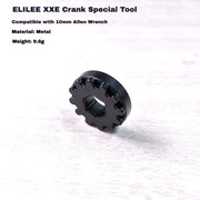 S-PARTS Titanium Crank Bolt and Anti-Loosening Cap Set for ELILEE XXE Crankset
