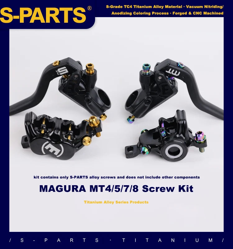 S-PARTS Titanium Disc Brake Screw Kit Magura MT4 / MT5 / MT7 / MT8