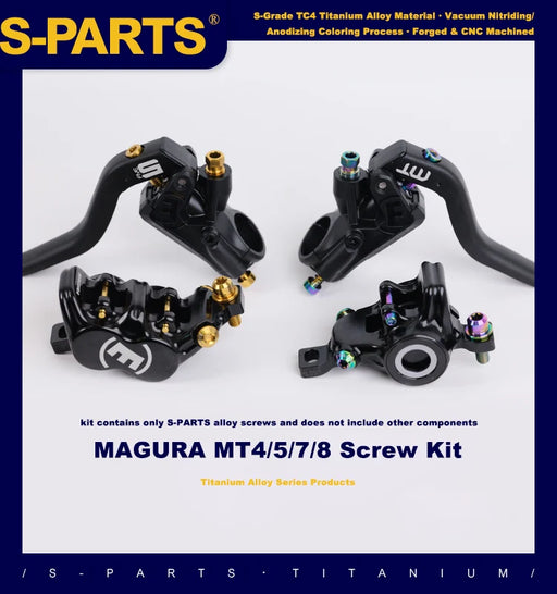 S-PARTS Titanium Disc Brake Screw Kit Magura MT4 / MT5 / MT7 / MT8