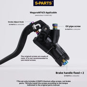 S-PARTS Titanium Disc Brake Screw Kit Magura MT4 / MT5 / MT7 / MT8