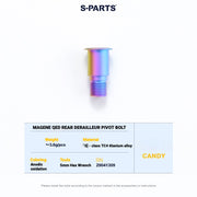 S-PARTS Titanium Drivetrain Bolt Kit for MAGENE QED Electronic Groupset