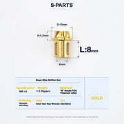 S-PARTS Titanium Drivetrain Bolt Kit for MAGENE QED Electronic Groupset