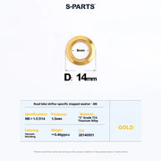 S-PARTS Titanium Drivetrain Bolt Kit for MAGENE QED Electronic Groupset