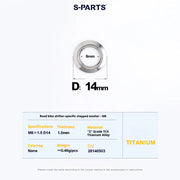 S-PARTS Titanium Drivetrain Bolt Kit for MAGENE QED Electronic Groupset
