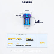 S-PARTS Titanium Drivetrain Bolt Kit for MAGENE QED Electronic Groupset