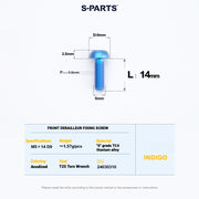 S-PARTS Titanium Drivetrain Bolt Kit for MAGENE QED Electronic Groupset