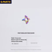 S-PARTS Titanium Drivetrain Bolt Kit for MAGENE QED Electronic Groupset