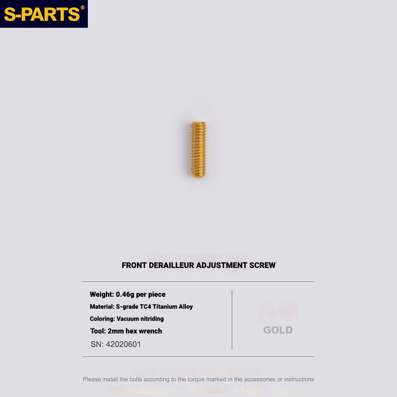 S-PARTS Titanium Drivetrain Bolt Kit for MAGENE QED Electronic Groupset