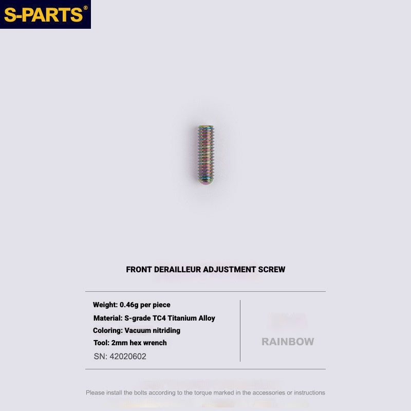 S-PARTS Titanium Drivetrain Bolt Kit for MAGENE QED Electronic Groupset