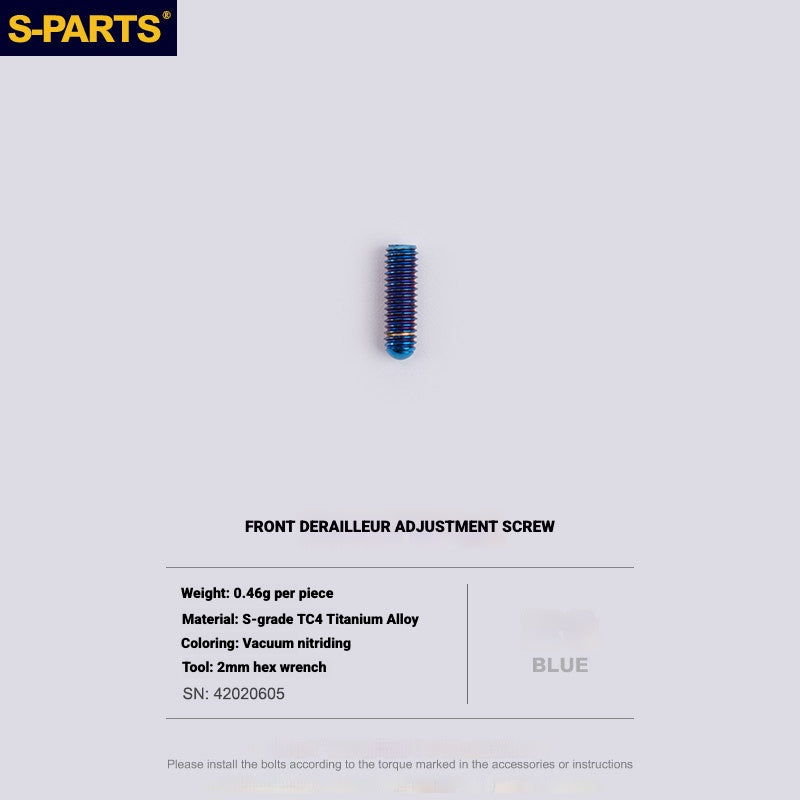 S-PARTS Titanium Drivetrain Bolt Kit for MAGENE QED Electronic Groupset