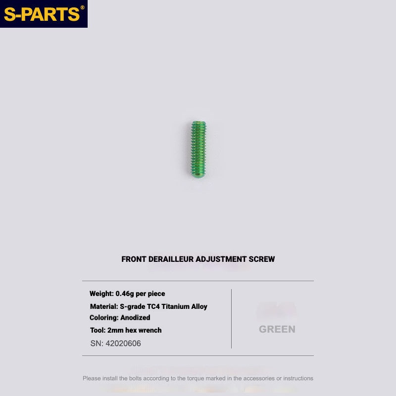 S-PARTS Titanium Drivetrain Bolt Kit for MAGENE QED Electronic Groupset