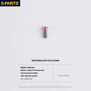 S-PARTS Titanium Drivetrain Bolt Kit for MAGENE QED Electronic Groupset