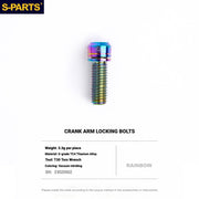 S-PARTS Titanium Drivetrain Bolt Kit for MAGENE QED Electronic Groupset
