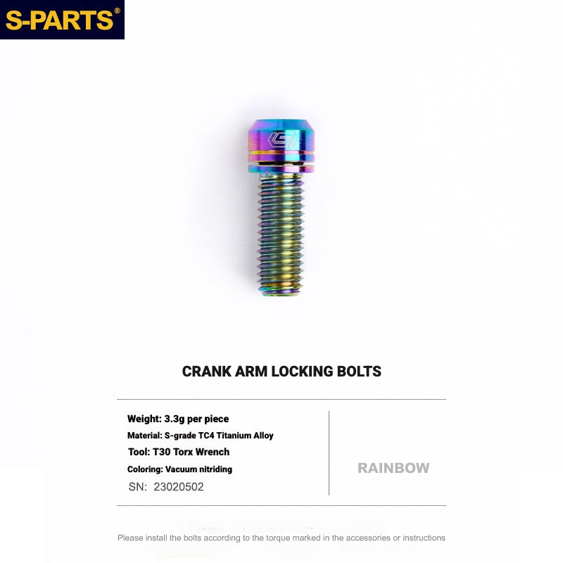 S-PARTS Titanium Drivetrain Bolt Kit for MAGENE QED Electronic Groupset
