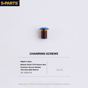 S-PARTS Titanium Drivetrain Bolt Kit for MAGENE QED Electronic Groupset