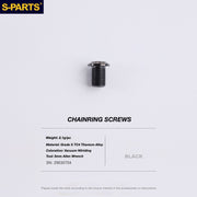 S-PARTS Titanium Drivetrain Bolt Kit for MAGENE QED Electronic Groupset