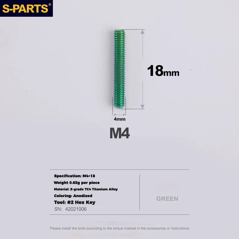 S-PARTS Titanium Drivetrain Hardware Upgrade Kit for SRAM RED AXS E1