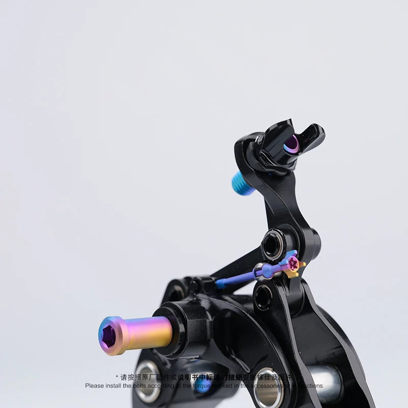 S-PARTS Titanium eeBrakes C-Clamp Screw & Adapter Series