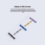 S-PARTS Titanium Leveling Seatpost Cradle — M5 — Thomson / FSA / WCS / EC70 / XXX / PRO