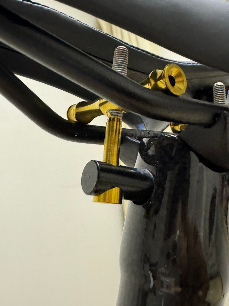 S-PARTS Titanium Leveling Seatpost Cradle — M5 — Thomson / FSA / WCS / EC70 / XXX / PRO