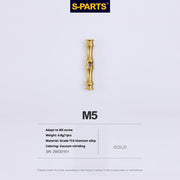 S-PARTS Titanium Leveling Seatpost Cradle — M5 — Thomson / FSA / WCS / EC70 / XXX / PRO Gold